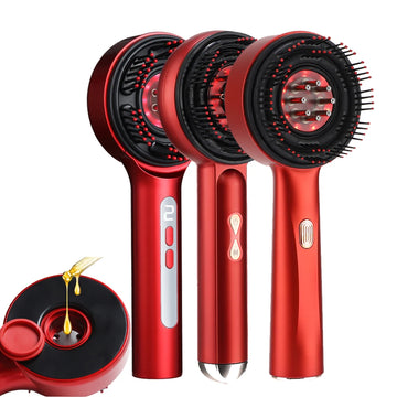 Electric Scalp Massager Comb – Red Light Therapy for Hair Growth